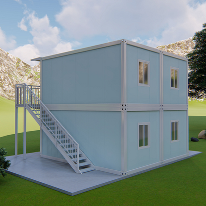 Custom Design Light Steel Structure Tiny Container Prefabricated Prefab Houses 3 Bedrooms Luxury