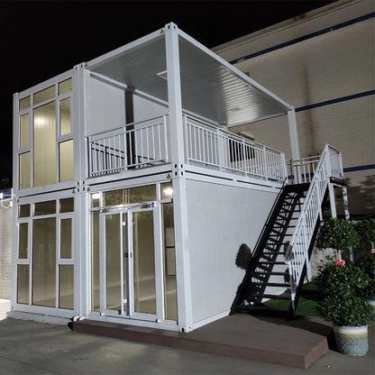 Prefabricated 40ft steel office container house home contemporary