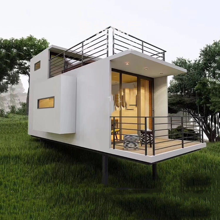 Casas de contenedores diminutas Casa modular prefabricada de contenedores de envío 