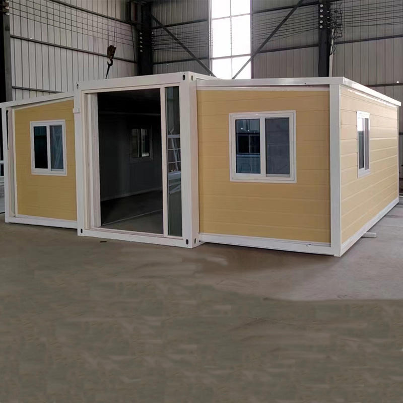 Casa contenedor expandible multifuncional con estructura de acero ligero