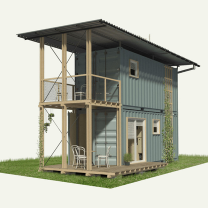 Hotel prefab house garden container house steel structure fast construct prefab building tiny house