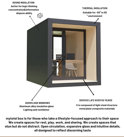 Garden home tiny house prefab office resort house prefabricated tiny home garden house