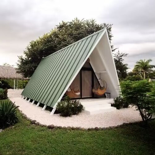 Modern Tiny Houses Prefab Kit Luxury Triangle A Frame House – Giantsmade