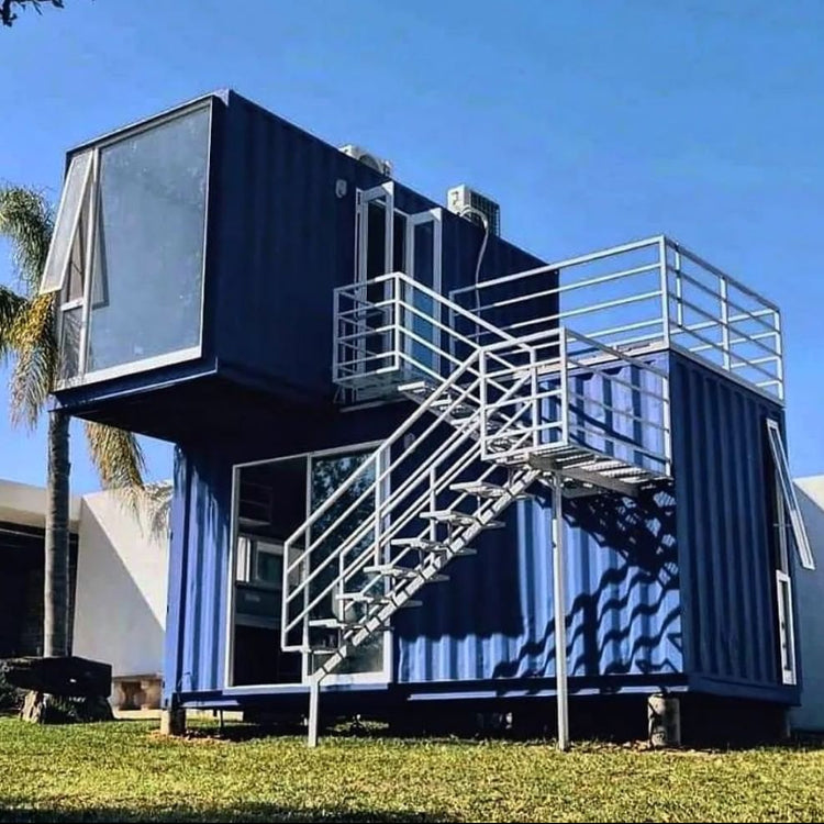 Prefabricated steel structure container home resort prefab house