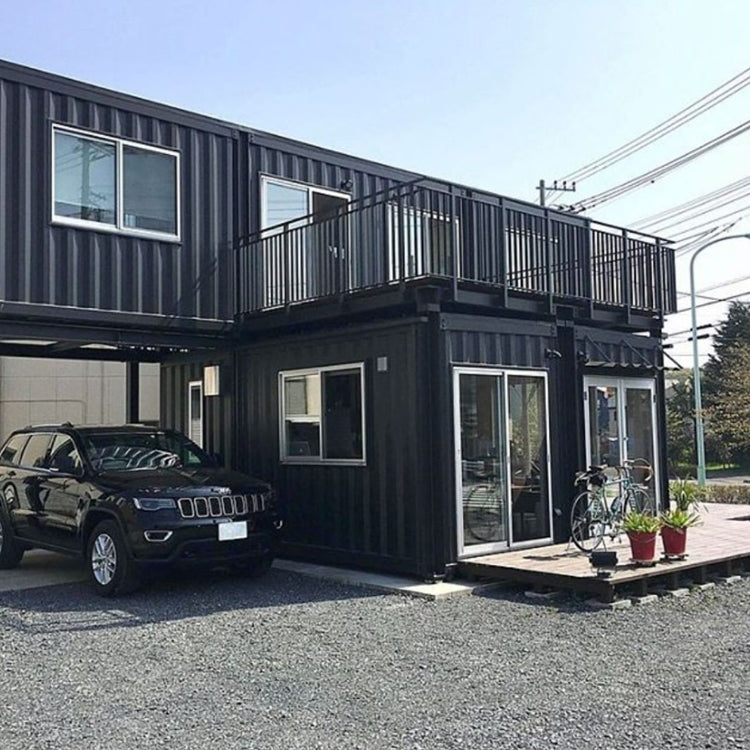 Prefabricated steel structure container home resort prefab house