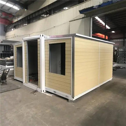 Expandable residential container housing