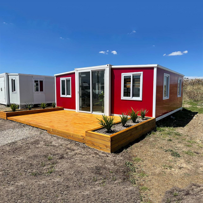 30ft 3 Bedroom 2 Bedroom Prefab House Luxury Expandable Container