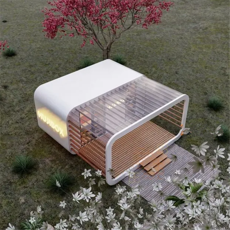 Cabina prefabricada de oficina Apple Cabins Cabina cápsula 