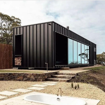 Casas contenedores con baño y cocina. 