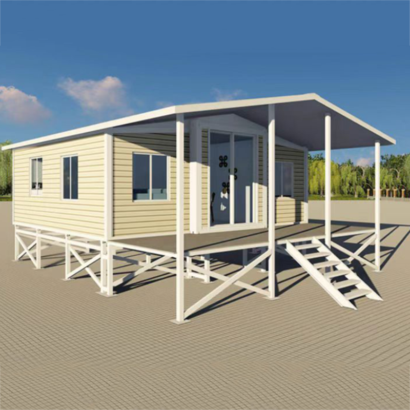 20ft 30ft 40ft Container folding house with yard deck