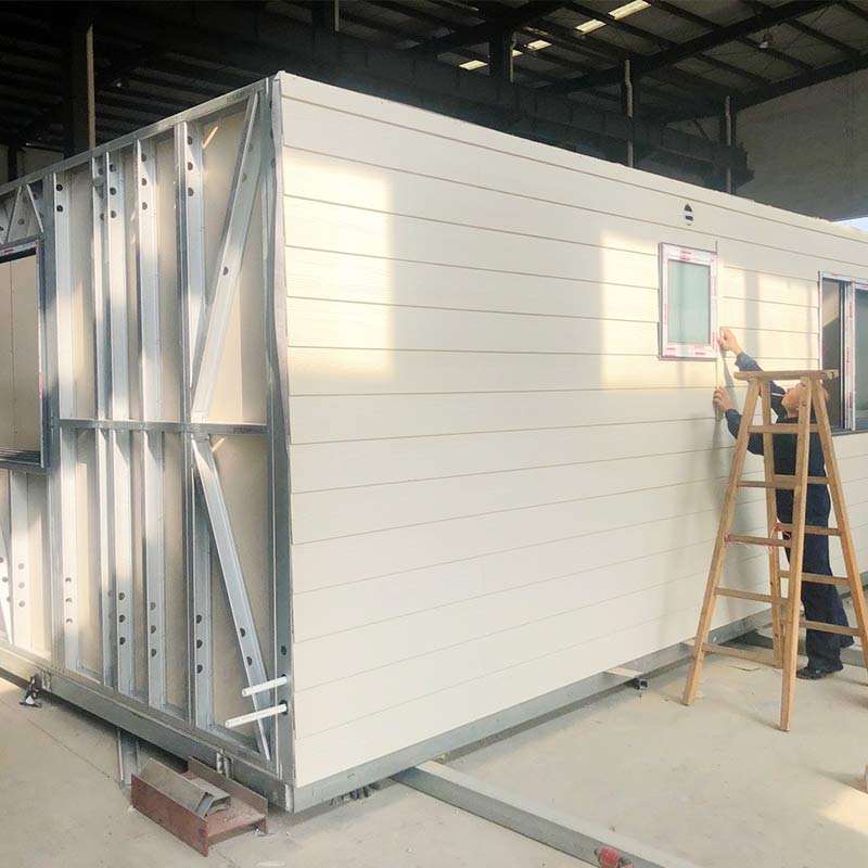 Light steel frame mobile house single Wide Mobile homes prefabricated house