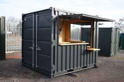 Customized prefab mobile steel structure container shop cafe