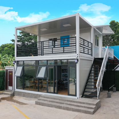 40 Ft Flat Pack Shipping Container Two Bedroom Prefab Container House