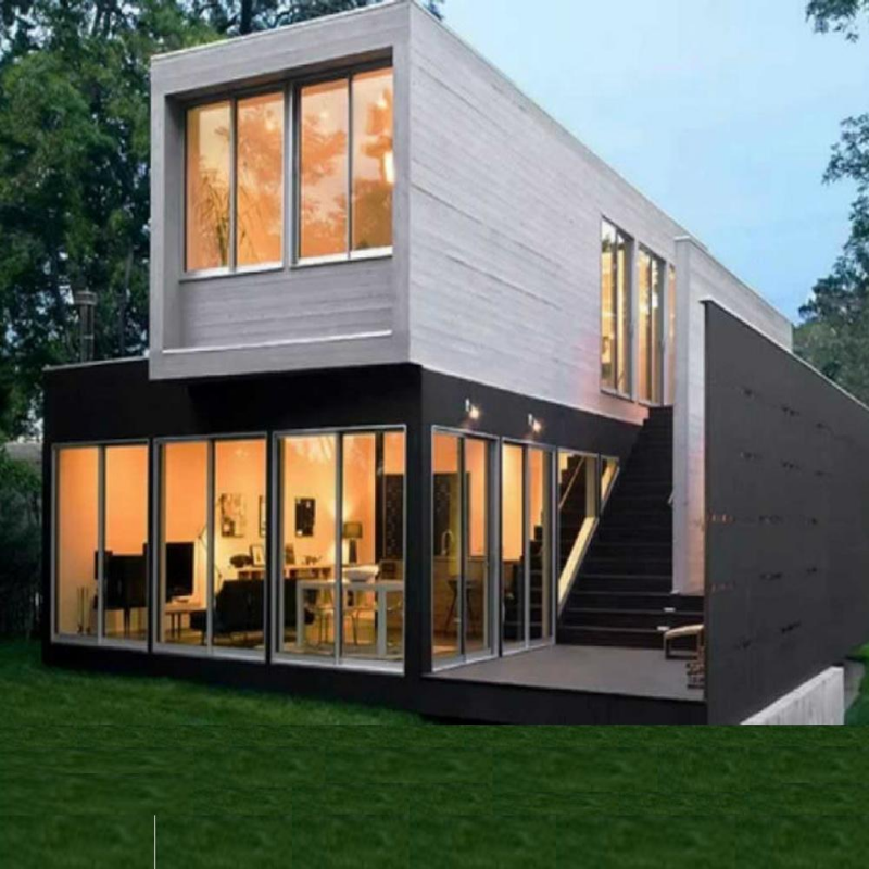 Prefabricated Home Luxury Villa Two Story Flat Pack Modular Container