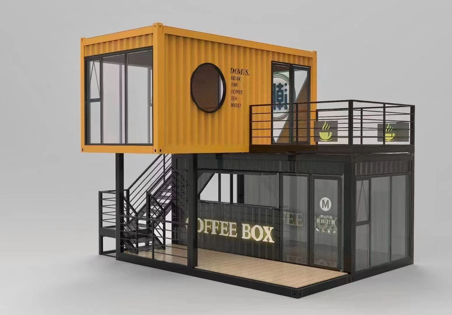 House modern villa prefabricated luxury container homes building price