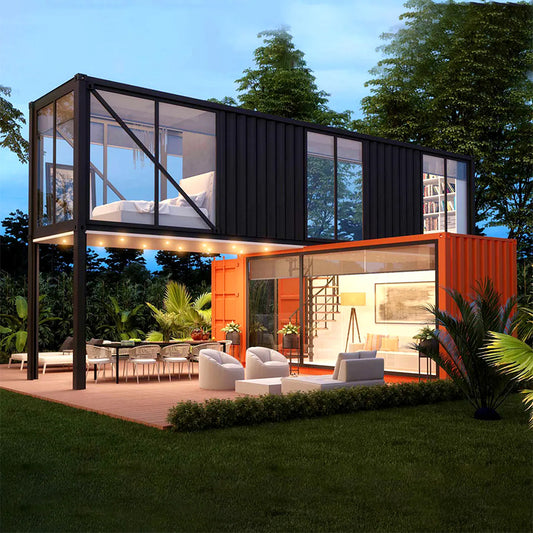 House modern villa prefabricated luxury container homes building price