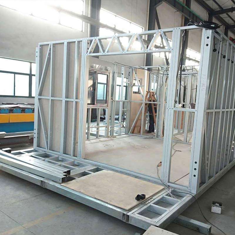 Light steel frame mobile house single Wide Mobile homes prefabricated house