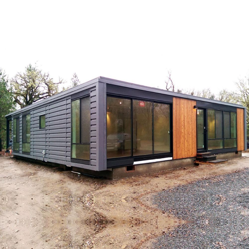 Building Material Supplier Wood Light Steel Tiny Prefabricated Container Prefab Houses