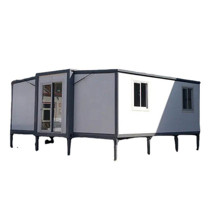 Сборные портативные дома-контейнеры. Складная комната с двойным крылом может свободно расширять контейнерный дом.