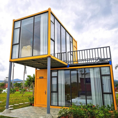 New prefabricated holiday houses modern simple prefabricated residential houses