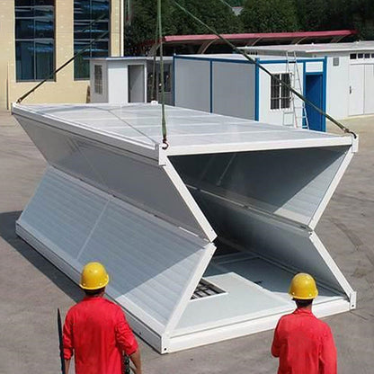 Easy to assemble steel structure building houses prefabricated folding container house