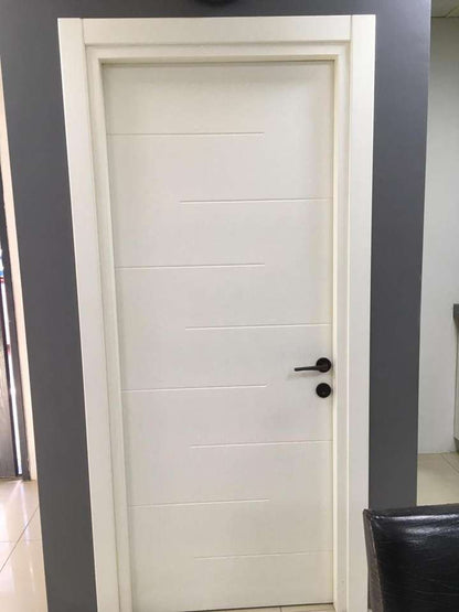Межкомнатная деревянная дверь дома, высококачественная меламиновая дверь для внутренней отделки, МДФ, ПВХ, деревянная дверь, индивидуальный цвет, размер, деревянные варианты 