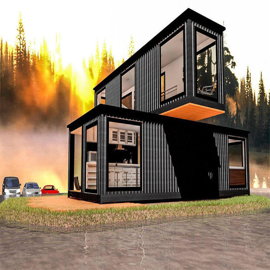 Outdoor Living Container House Prefabricated Villas Modern Style Cabin Apartments