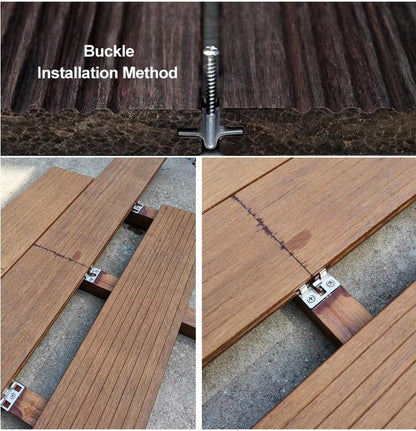 Natural waterproof carbonized solid strand woven heavy bamboo decking flooring outdoor