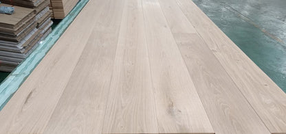 Tamaño disponible Pisos sin terminar de madera dura de roble blanco europeo de ingeniería multicapa 