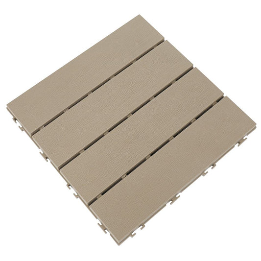 12 Venta caliente PP Deck Tiles Baldosas de jardín para el hogar al aire libre 