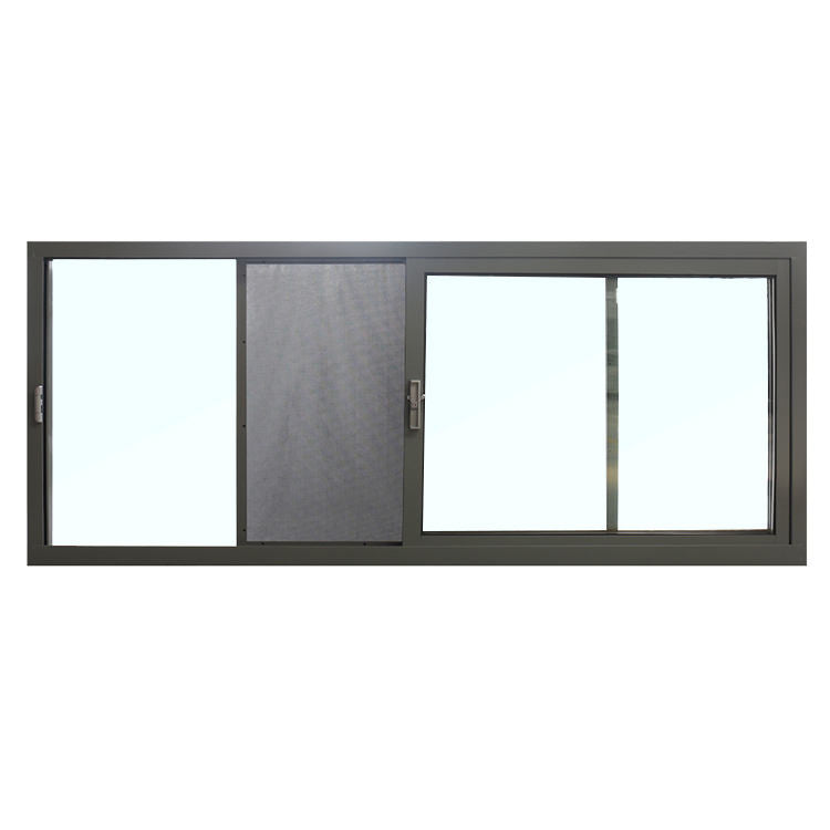 Cheap Price Tempered Glass Window Frame Sliding Simple Design Aluminum Sliding Balcony Window