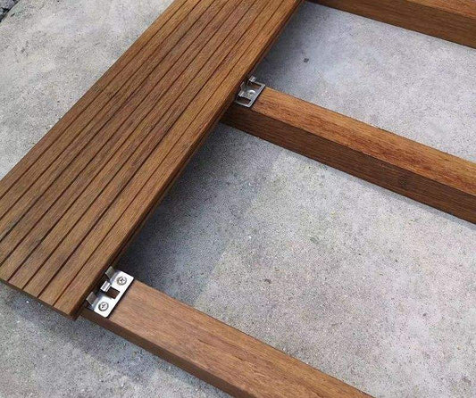 Natural waterproof carbonized solid strand woven heavy bamboo decking flooring outdoor