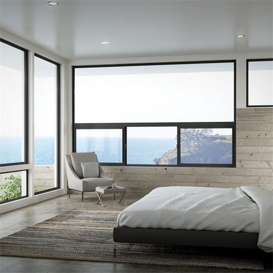 Vanguard Solutions Модные алюминиевые раздвижные противоугонные окна Алюминиевые стеклянные окна Раздвижные окна для жилых помещений 