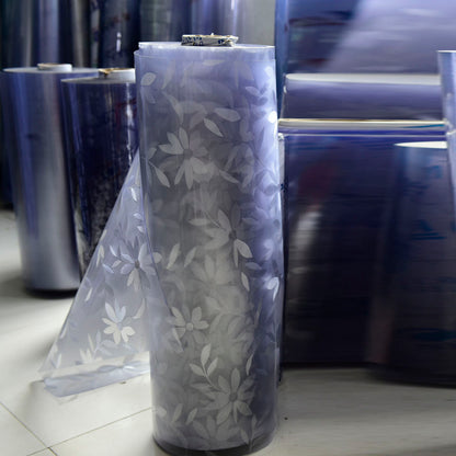 Rollo de PVC súper transparente de lámina de plástico de película de PVC de cristal 