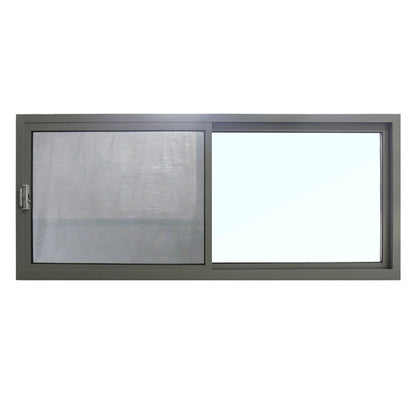 Cheap Price Tempered Glass Window Frame Sliding Simple Design Aluminum Sliding Balcony Window