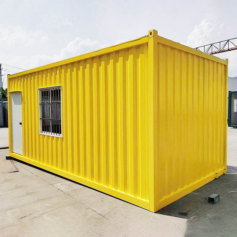 High quality prefabricated steel folding living container houses