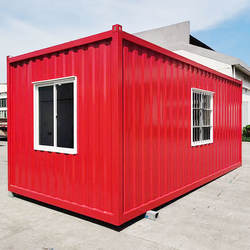 Продается складной контейнерный дом в простом мобильном домашнем офисе. 