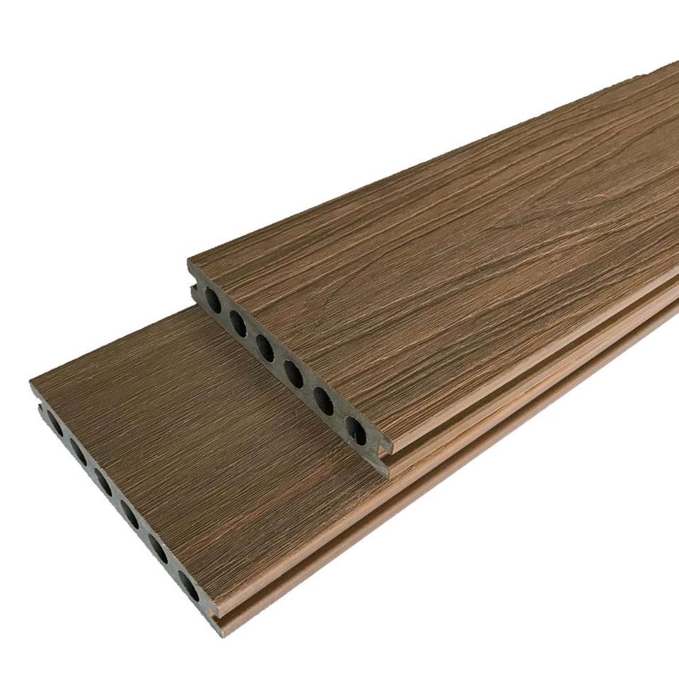 Weather Resistant 138*23 Water Proof Long Lasting Wood Plastic Deck Composite Decking Boards Flooring For Outdoor Patio