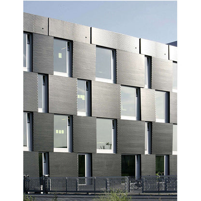 Muros cortina aislados arquitectónicos de aluminio del panel perforado del revestimiento decorativo de la pared 