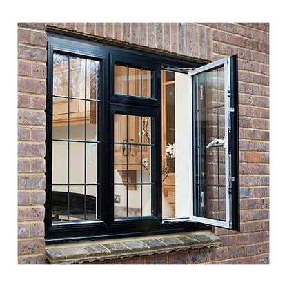 Steel aluminium cheap french casement storm windows open inside casement window push and pull swing windows