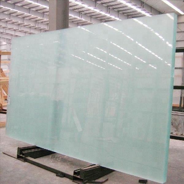 Panel de vidrio grabado al ácido templado decorativo personalizado para muro cortina