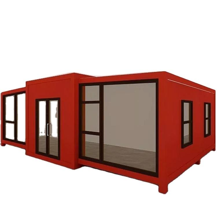 Folding & Double Wings Light Steel Structure Container Homes Modular Prefab Houses